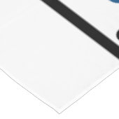 ようこそAzure Blue Silver Black水玉模様 テーブルクロス (アングル)