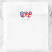 ようこそKate & William/王室の結婚の スクエアシール (バッグ)