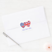 ようこそKate & William/王室の結婚の スクエアシール (封筒)