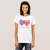 ようこそKate & William/王室の結婚の Tシャツ (正面フル)