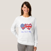ようこそKate & William/王室の結婚の Tシャツ (正面フル)