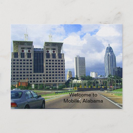 ようこそMobile, Alabama ポストカード (正面)