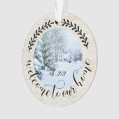 ようこそOur Home 2フォトファームハウススタイル オーナメント (正面)