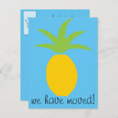 ようこそPineapple Movingポストカード新居 案内ポストカード (正面/裏面)
