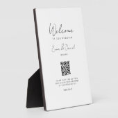 ようこそQRコード結婚のギャラリー フォトプラーク (側面)