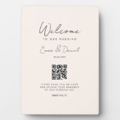 ようこそQRコー結婚ドのベージガレリー フォトプラーク (正面)