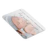 ようこそSweet Boy写真ベビーのお知らせ マグネット (右側)