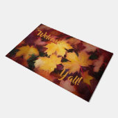 ようこそY'all ドアマット (アングル)