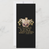 ように引用文(金ゴールド版)を上演するのを好むそれが 招待状 (裏面)