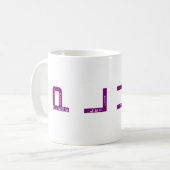 ように激賞のマグ割り当てて下さい コーヒーマグカップ (正面左)