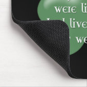 ように踊って下さい:: アイルランドの諺(白いデザイン) マウスパッド (コーナー)