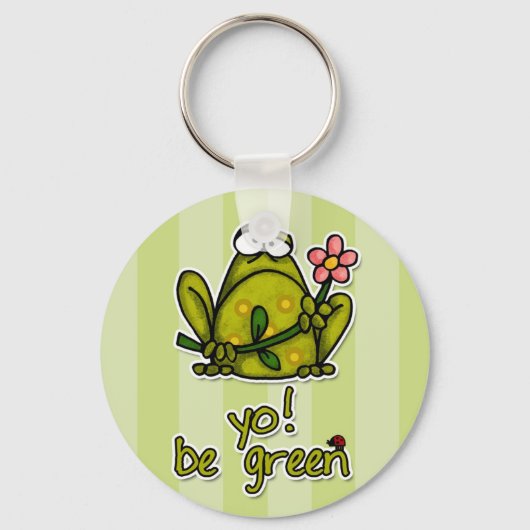 よう!緑 キーホルダー (正面)