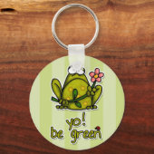 よう!緑 キーホルダー (正面)