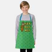 よぎクマおいおいおい エプロン (着用した状態)