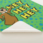 よぎクマおいおいおい シェルパブランケット (3/4)