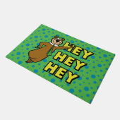 よぎクマおいおいおい ドアマット (アングル)