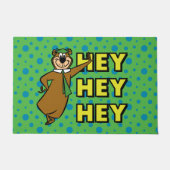 よぎクマおいおいおい ドアマット (正面)