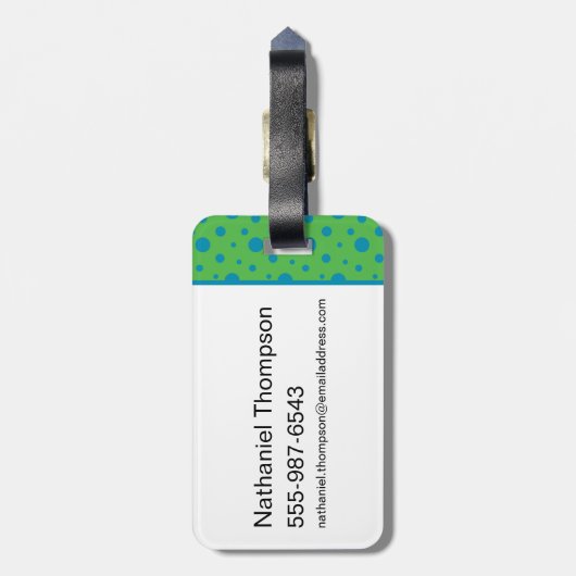 よぎクマおいおいおい ラゲッジタグ (裏面縦)