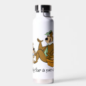 よぎクマとブーのピクニックスナック ウォーターボトル (左面)