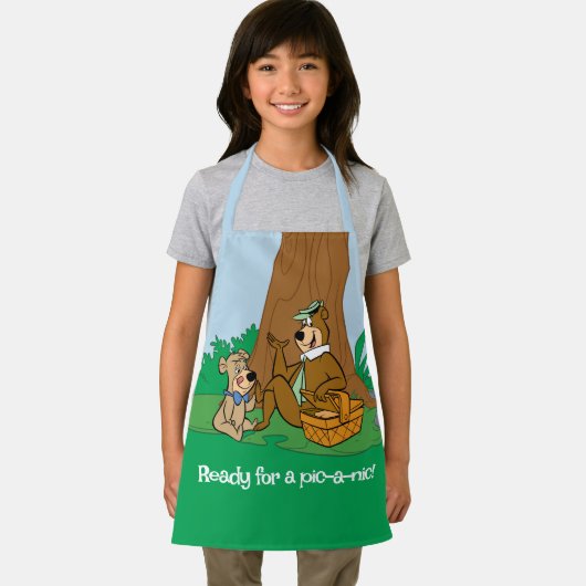 よぎクマとブーのピクニックスナック エプロン (インサイチュ)