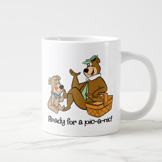 よぎクマとブーのピクニックスナック ジャンボコーヒーマグカップ (右)