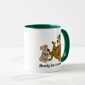 よぎクマとブーのピクニックスナック マグカップ (正面右)