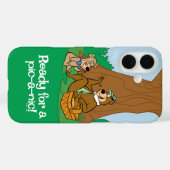 よぎクマとブーのピクニックスナック Case-Mate iPhoneケース (裏面 (横))