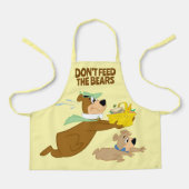 よぎクマとブーブー・ピクニックパニック エプロン (正面)