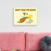 よぎクマとブーブー・ピクニックパニック キャンバスプリント (インサイチュ (リビング))