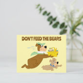 よぎクマとブーブー・ピクニックパニック ポストカード (スタンド正面)
