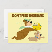 よぎクマとブーブー・ピクニックパニック ポストカード (正面/裏面)