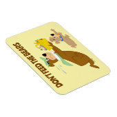 よぎクマとブーブー・ピクニックパニック マグネット (右側)