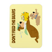 よぎクマとブーブー・ピクニックパニック マグネット (縦)