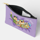 よぎクマと友人の驚き アクセサリーポーチ (見開き)