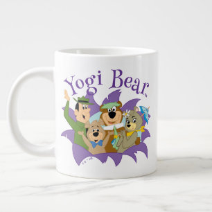 よぎクマと友人の驚き ジャンボコーヒーマグカップ