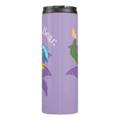 よぎクマと友人の驚き タンブラー (裏面)