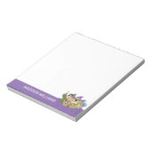 よぎクマと友人の驚き ノートパッド (回転)