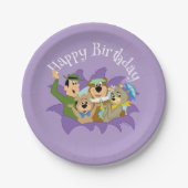 よぎクマと友人の驚き ペーパープレート