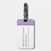 よぎクマと友人の驚き ラゲッジタグ (裏面縦)