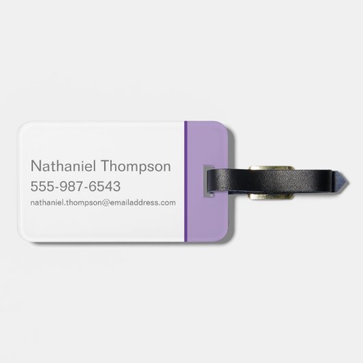 よぎクマと友人の驚き ラゲッジタグ (裏面横)