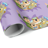 よぎクマと友人の驚き ラッピングペーパー (ロールコーナー)