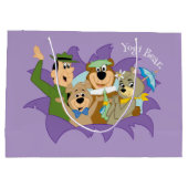 よぎクマと友人の驚き ラージペーパーバッグ (裏面)