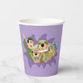 よぎクマと友人の驚き 紙コップ (正面)