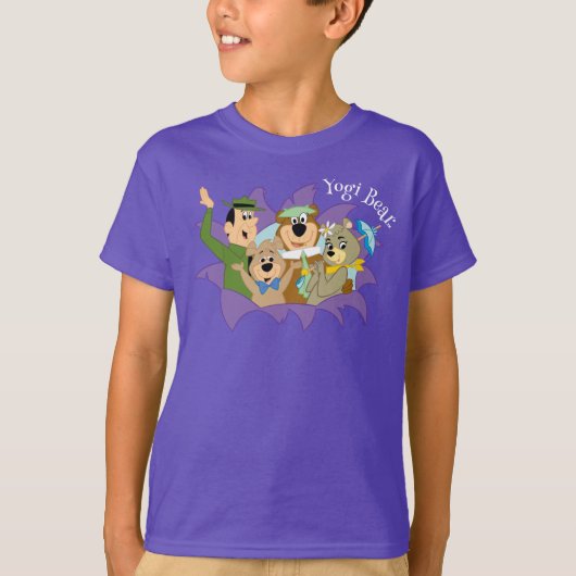 よぎクマと友人の驚き Tシャツ (正面)