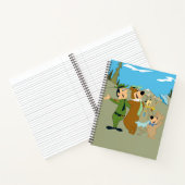 よぎ熊と友人の温かい歓迎 ノートブック (内部)