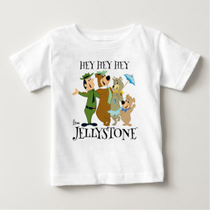 よぎ熊と友人の温かい歓迎 ベビーTシャツ