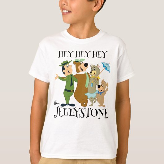 よぎ熊と友人の温かい歓迎 Tシャツ (正面)