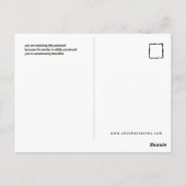 よくある美しいポストカード(mum) ポストカード (裏面)