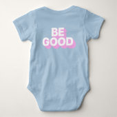 よくしなさい！ ベビーボディスーツ (裏面)