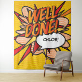 よくできたおもしろい漫画ブックの写真の背景 タペストリー (インサイチュ)